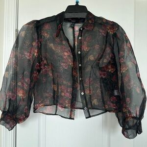 Organza Button up